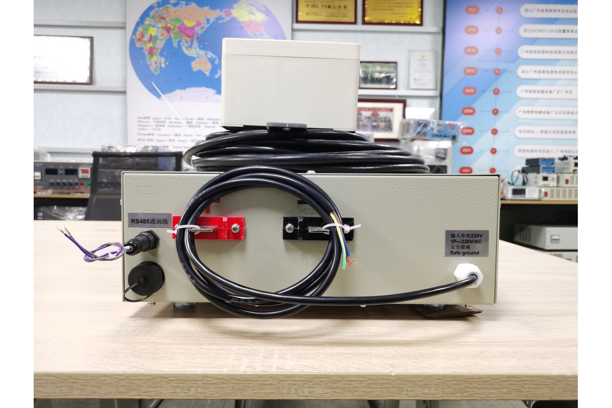 A high-performance industrial electrochemical descaling rectifier unit featuring modular power blocks and high-frequency air cooling technology.