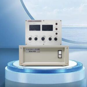 60A 16V sodium hypochlorite rectifier with separate digital meters